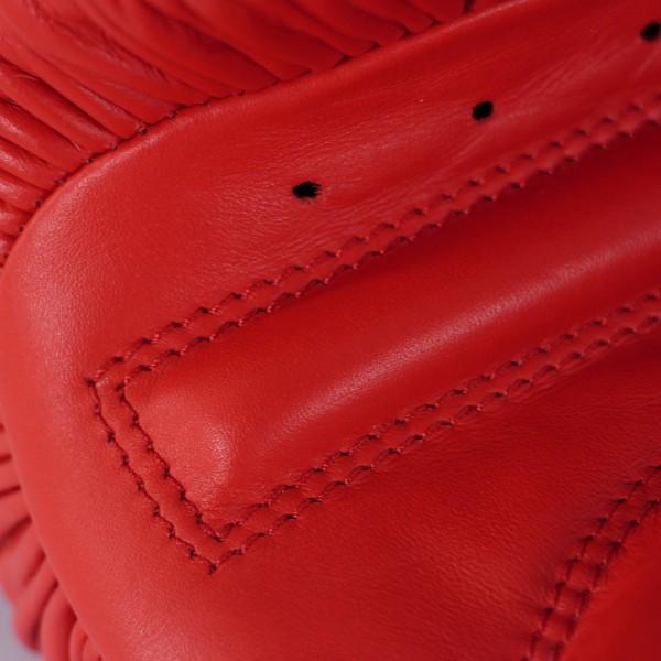 Adidas Aiba Zertifizierte Echte Leder Boxhandschuhe Rot 12oz