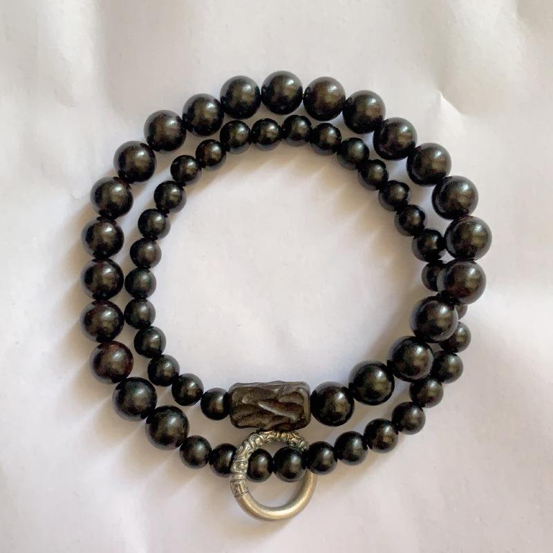 JYL TS Bracelet  Eye Copper Style Enhances Wisdom & Warmth Ebony double circle бейкер миллер розовый