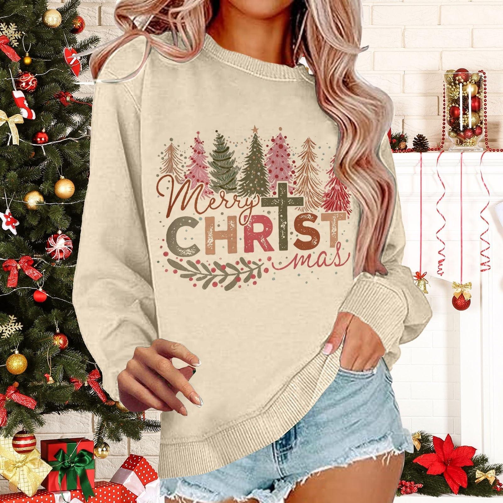 

Женская повседневная свободная однотонная толстовка с круглым вырезом и длинным рукавом с принтом Пасхи XXXL хаки