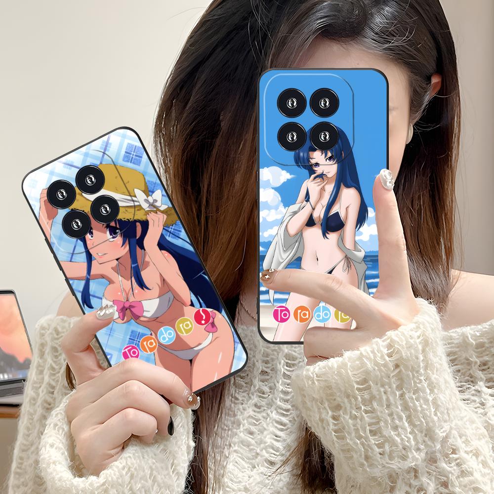Toradora Kawashima Mobile Phone Case for Xiaomi 15 14 13 12 Mi 11 T Ultra Lite Pro S X 5G Colorful Printing Cover Pretty Luxury