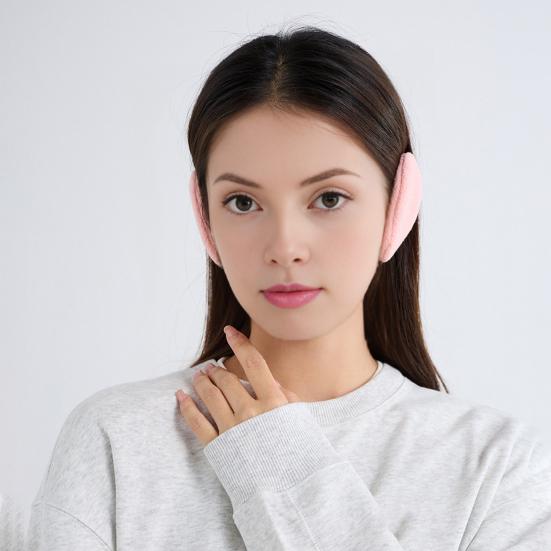 1 Pair Winter Earmuffs Warm Flannel Lightweight Design Earmuffs Fine Edge Earmuffs Portable Versatile Winter Accessory