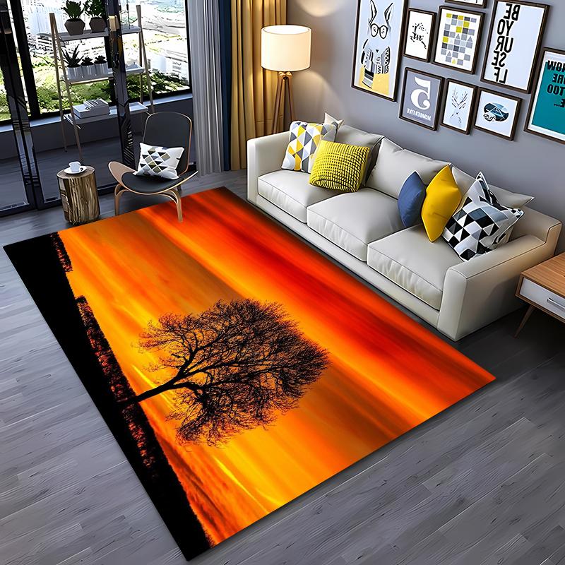 3D Artwork Trees Printing Large Area Carpets for Home Living Room  Kids Bedroom Sofa Doormat Kitchen Floor Rugs Anti-slip  Decor