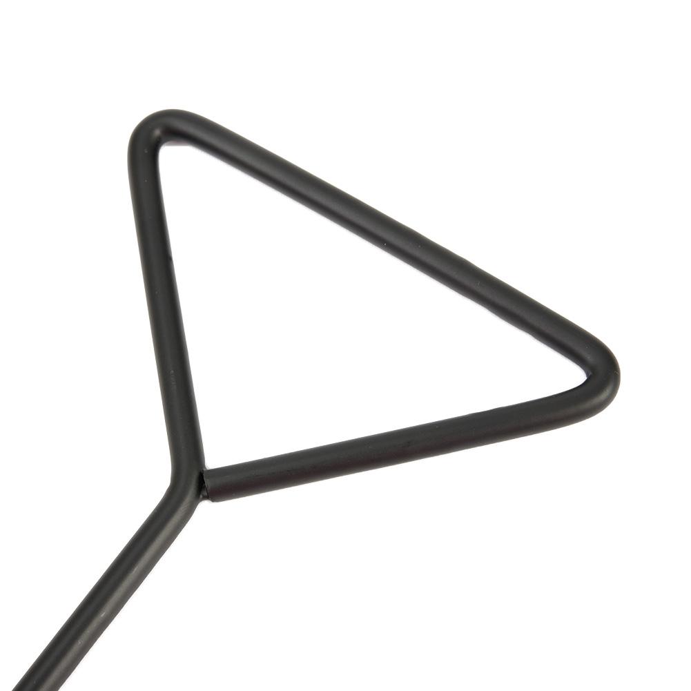 Cârlig cu arc Arc țeavă eșapament Mâner T 17.5x8.2x3cm Negru