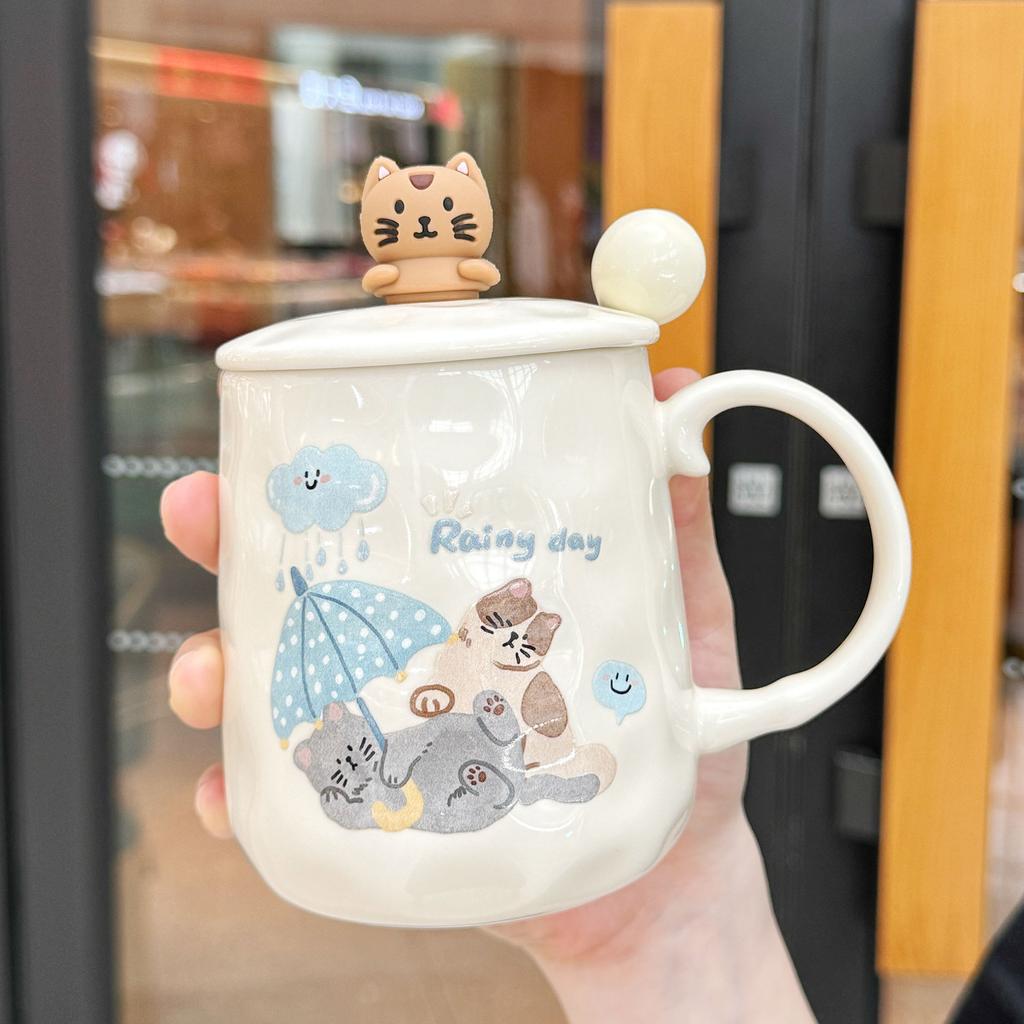 Cat Mug Ceramic Mug Original Breakfast Cups of Coffee Cute Mugs Drinkware Personalized Gift Funny Cup Cup for Tea Christmas Beer
