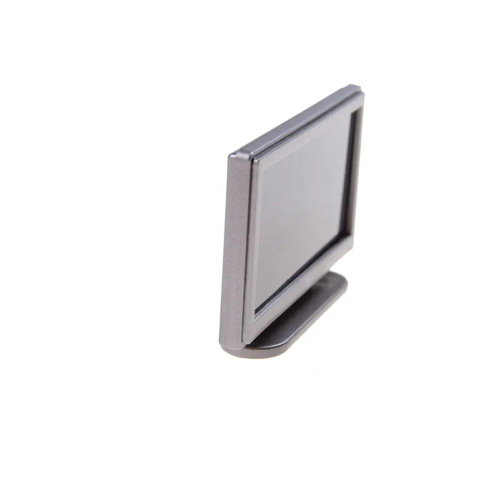 1:12 Miniature Television Flat-Panel Dollhouse Remote Control Doll House TV  Living Room Bedroom