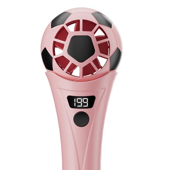 Soccer Handheld Fan, Mini USB Portable Fan with 199 Speeds, Football Shape Cooling Fan for Game Day, Sports Fan Gift