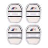 4Pcs Car Door Protection Cover Valve Cap Sticker Decoration Accessories For BMW X1 X2 X3 X5 X4 X6 X7 iX3 F20 F10 F07 E70 E46 E90