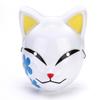 Masque Cosplay Anime Japonais Demon Slayer Masques en Plastique Épaisseurs Accessoires de Costume Fête d'Halloween Masque de Renard