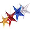 Hanging Paper Star Lantern Ceiling Twinkle Pentagram Lampshade Christmas Wedding Party Ornament 30CM 5Pcs
