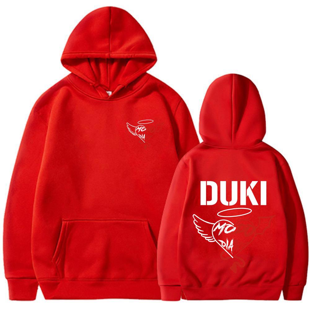 Rapper Duki Modo Dlablo Band Merch Hoodies Herren Damen Kleidung Mode Hip Hop Übergroße Sweatshirts Vintage Hip Hop Pullover