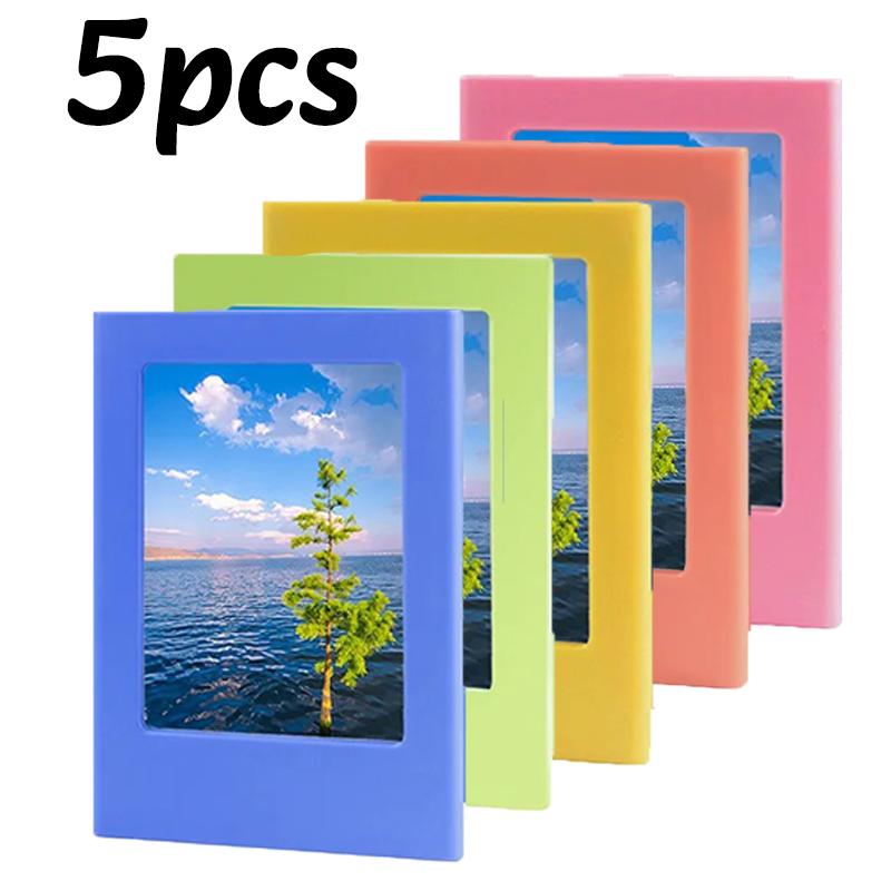 1/5 STuks Magnetisch Fotolijstje Koelkastmagneetjes Leuke Koelkast Magneet Kleine Fotolijstjes Voor Mini Filmvelletjes Huis Kantoor Decoraties