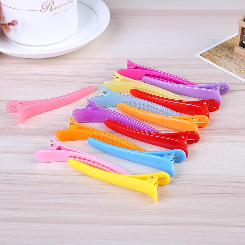 

20Pcs Candy Colors Duckbill Clip Professional Hairdressing Salon Hairpins Plastic Diy Hair Care Hair Clamps Styling Tools A