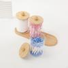 Qtip Holder Dispenser Makeup Organizer Dustproof Portable Transparent Storage Canister Jar for Floss