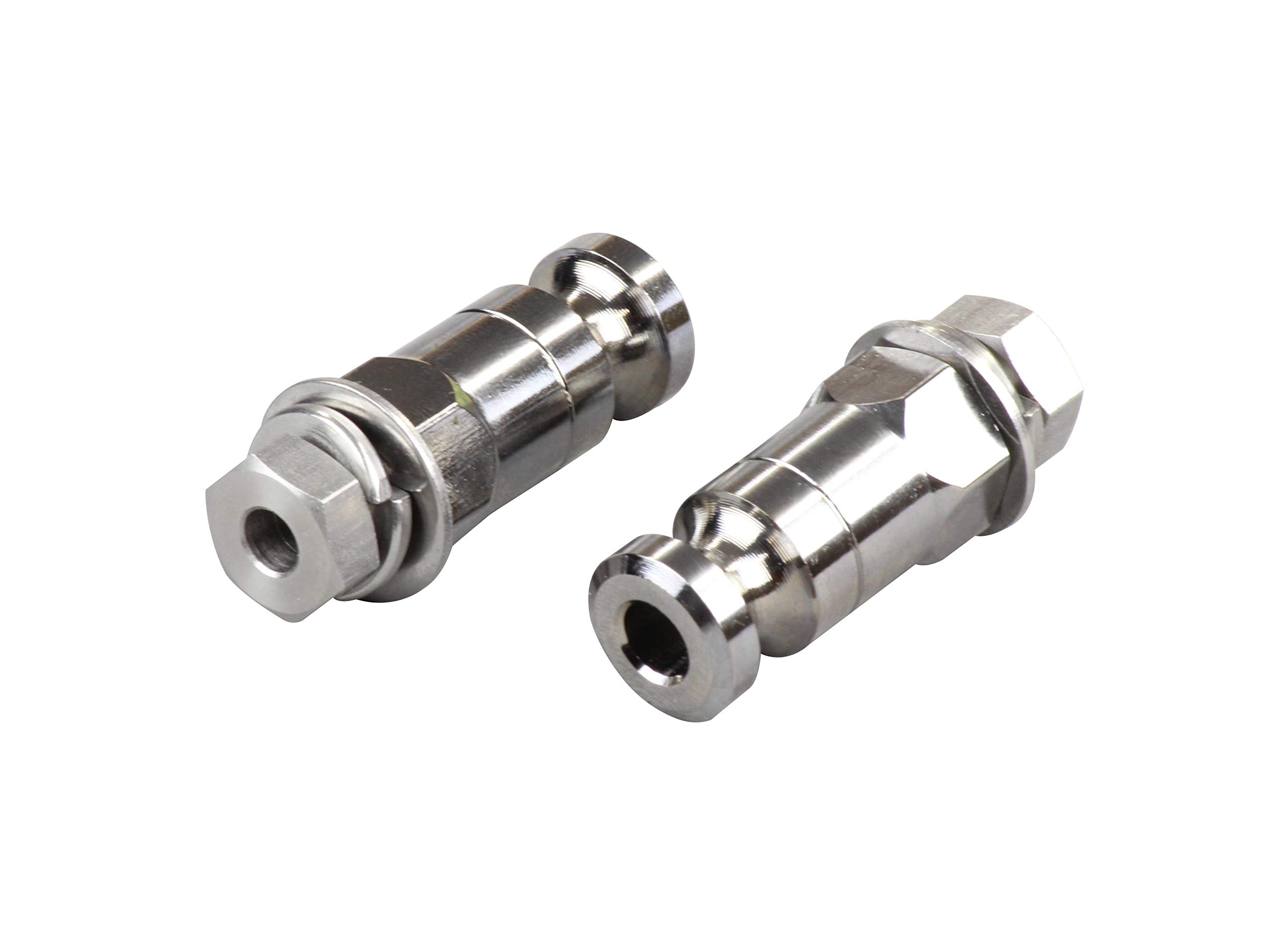 

POSH FAITH Motorcycle Accessories Color Turn Signal Brackets M8mm Plated 010201-MK