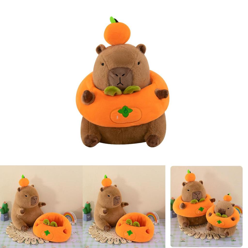 Adorable Capybara Plush Toy Soft Short Plush Animal Pillow For Home Decor And Gifts
