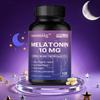 Pure Melatonin 10mg Strength Capsules for Natural Body Sleep Cycle Support, 120 Dietary Supplement Capsules