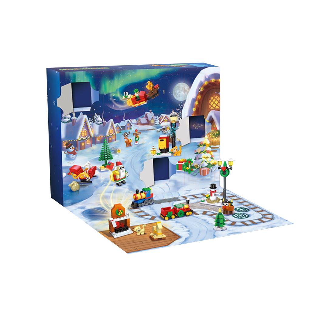 Christmas Small ParticleDiy Assembly Christmas Gift Building Block BlindBox