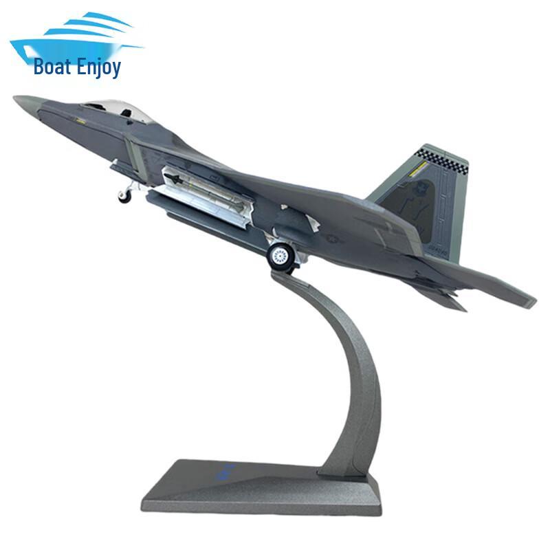 Die-cast 1:72 F-22 Raptor Fighter Jet Model