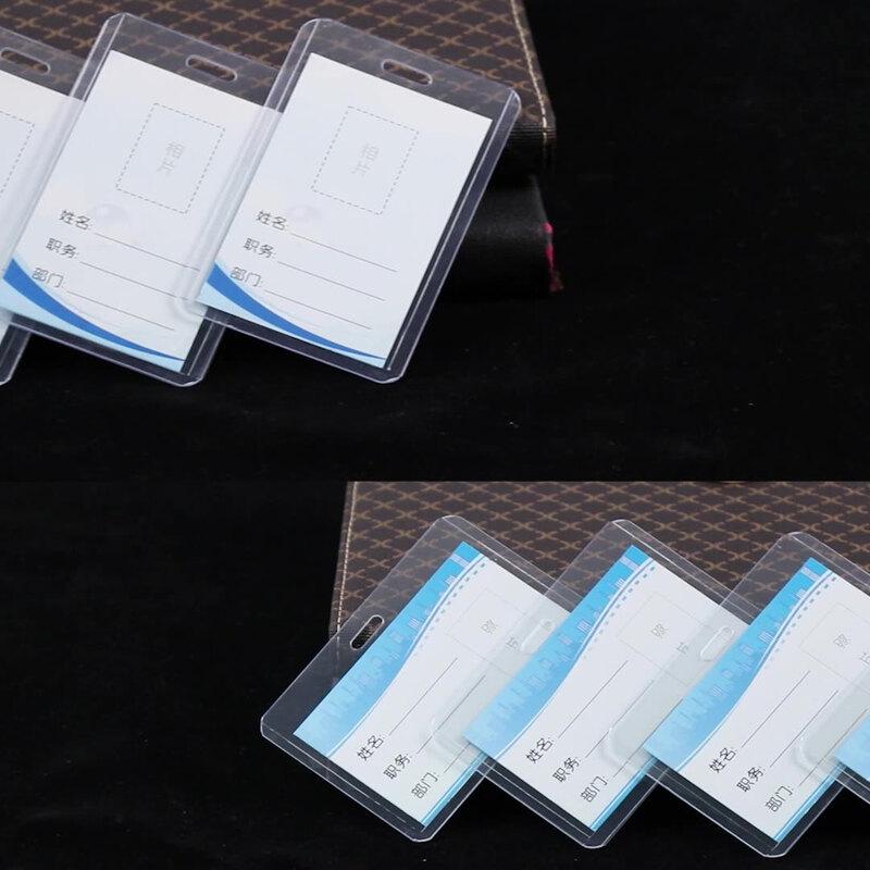 Transparent PVC ID Badge Holder