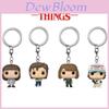 Funko Pop Stranger Things Chaveiro de PVC Pingente de Bolsa Argola de Chave Presente de Natal Perfeito Para Fãs!