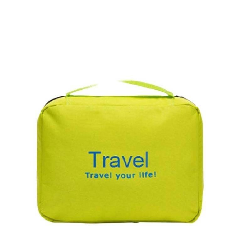 New Korean Style Travel Toiletry Bag Foldable Waterproof Letter Toiletry Bag