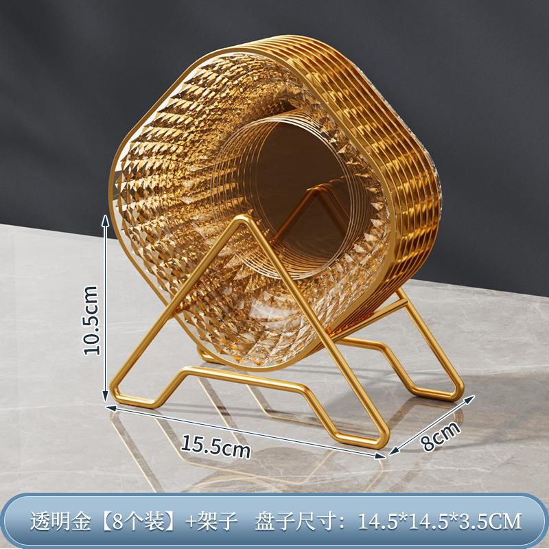 Simple Bone Spitting Plate Household Bone Spitting Plate Food Grade Dining Table Tabletop Garbage Residue Side Dish Fruit Plate