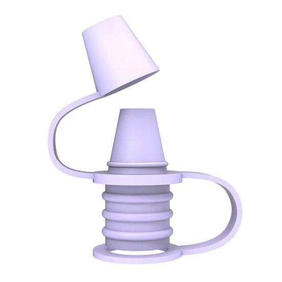 Food Grade Silicone Bottle Mouth Leak Proof Bottle Top Spout No Spill Flow Control Valve Water Bottle Top Spout Adapter Replacement