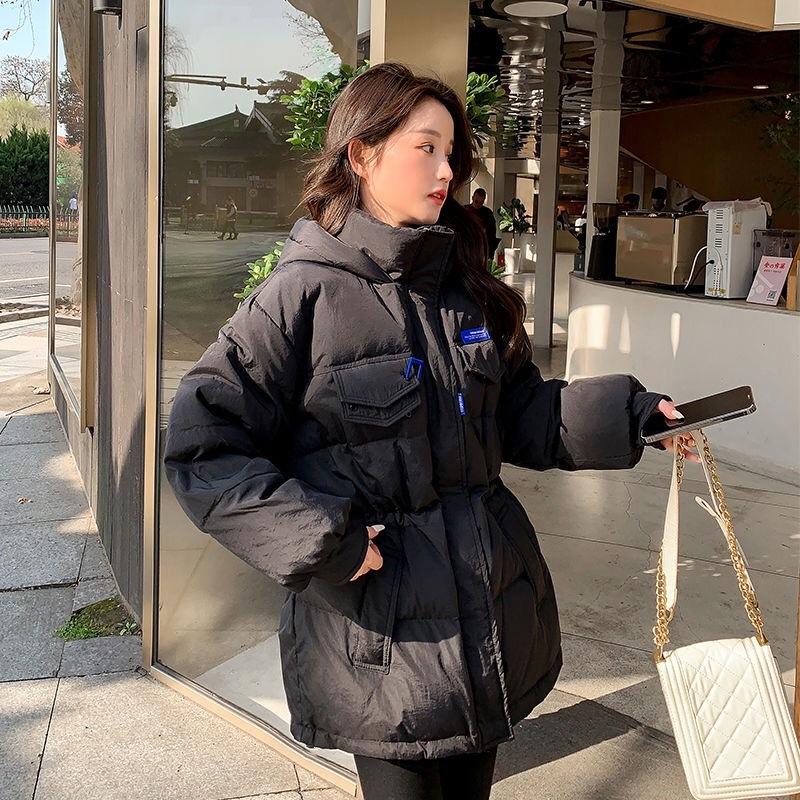 

Новые парки женские зимние куртки с капюшоном толстые теплые хлопковые подбитые парки повседневные базовые пальто женские зимние пальто верхняя одежда 2XL 75-85kg