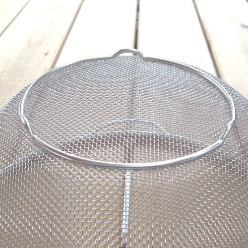 Nagao Tsubame-Sanjo Colander, 25cm Outer Diameter, 18-8 Stainless Steel, Made in Japan