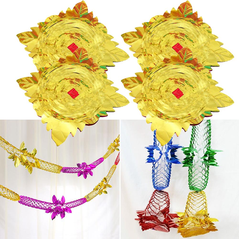 2.5M Foil Garland 4PCS/set Ceiling Christmas Decor Hanging Decor