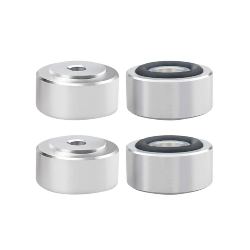 

4Pcs Easy Installs Sound Equipment Support Feet AntiSlip Rubber Base for Stable Placement and Noise Reductions