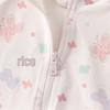 DAVE&BELLA Girls' Printed Ice Silk Sun Protection Hooded Jacket