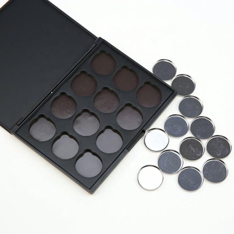 Large Plastic case Box Cosmetics Custom Private Label Empty ABS Makeup Eyeshadow Magnetic Palette