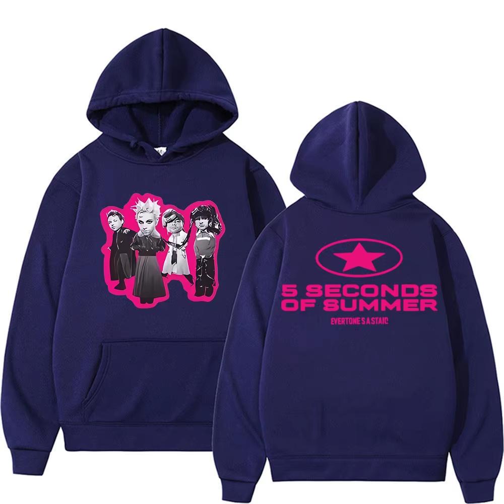 Seconds of Summer Everyone's A Star World Tour Sweatshirt Men's Women Fashion Vintage Hoodie Fleece Long Sleeve