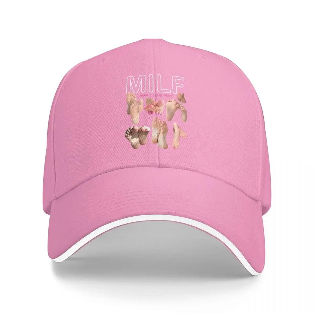 MILF Unisex I Love Feet Funny Meme Baseball Caps Outdoor Unisex Hats