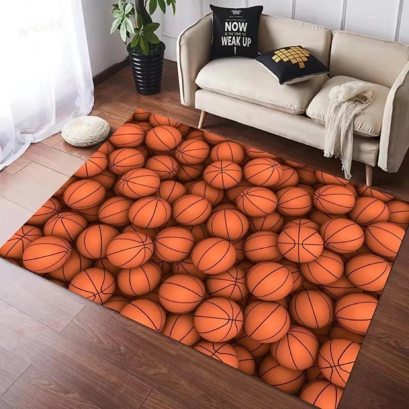 Football Carpet for Living Room Children's Bedroom Playing Soft Mat Non-slip Doormat Children Crawling Pad Home Decor Large Rugs
