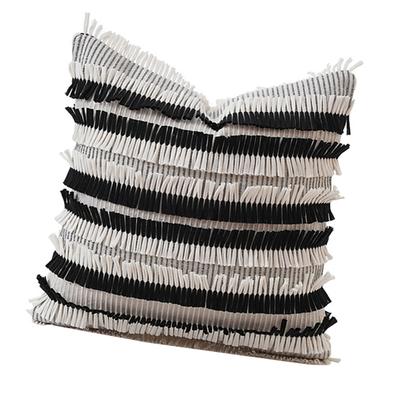 Pillowcase Elegant Jacquard Throw Pillow Case Soft Durable Cotton Fabric Easy Removal For Sofa Bedroom Interior Styling