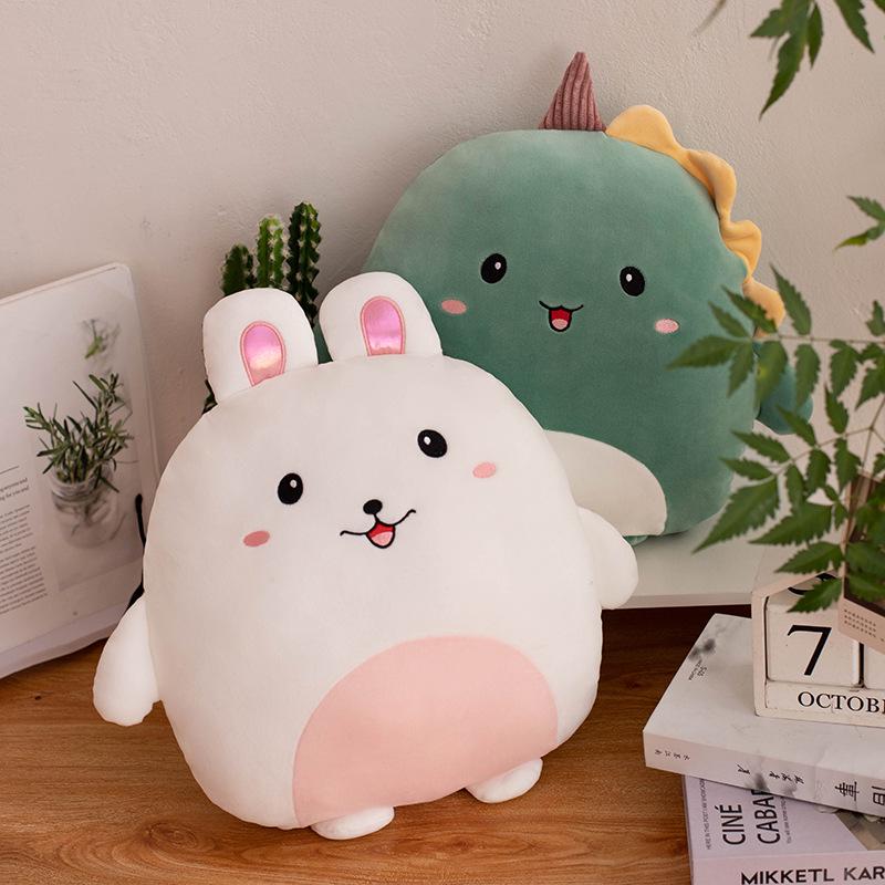 Cute Animal Plush Pillow for Home Decor & Car Support