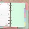 Rainbow Patterned Index Pages For Binders Easy To Rearrange Sections Ideal For Classifying Important Paper