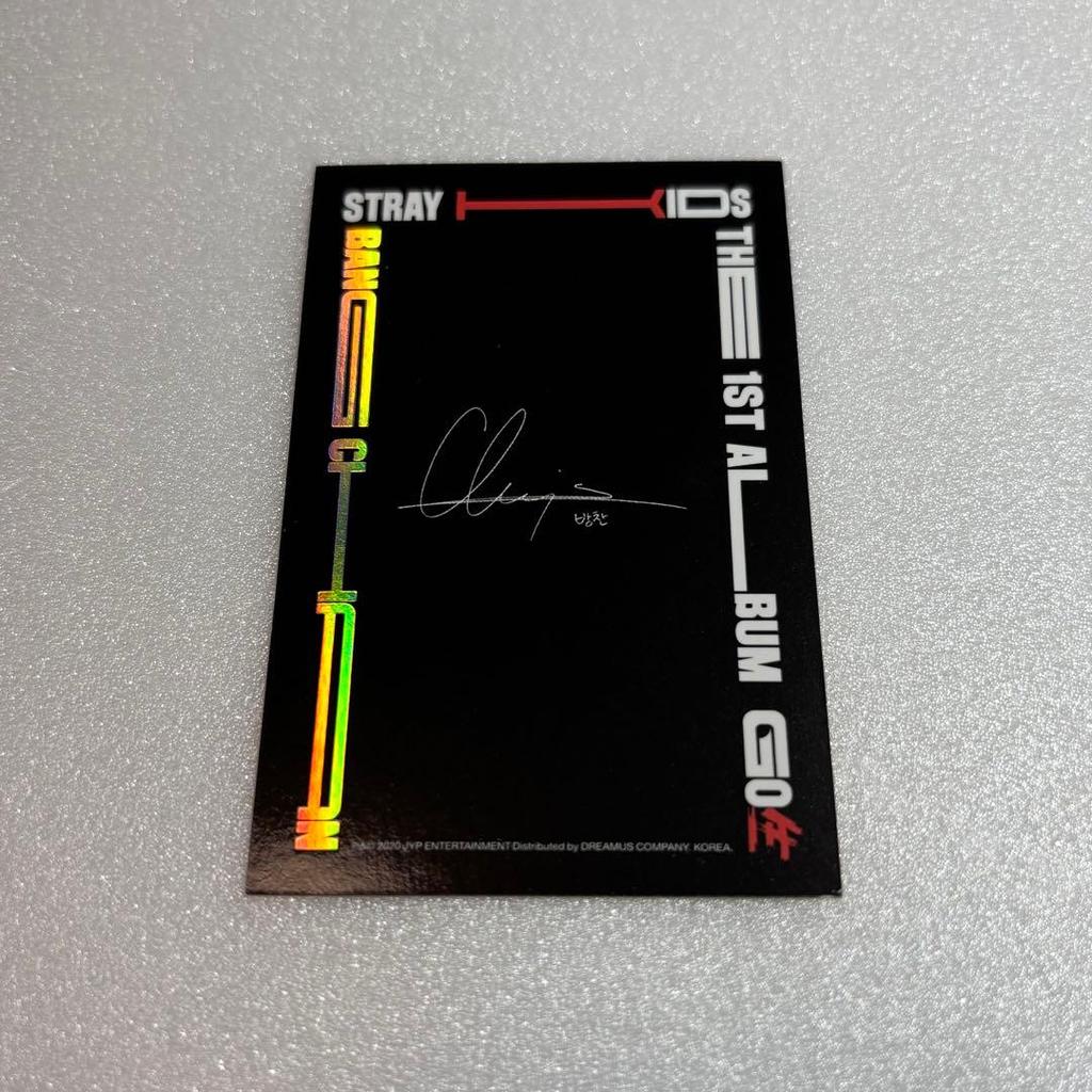 [USED] Stray Kids Bang Chan GO Live Limited Edition Limited Trading Card Photo Card