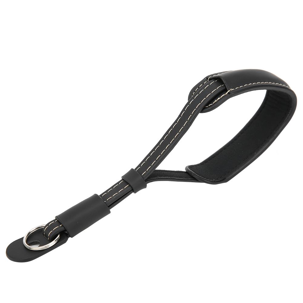 PU Wrist Safety Belt Lanyard with 1 4in Screw for DJI OM 4 Handheld Ballhead Stabilizerblack