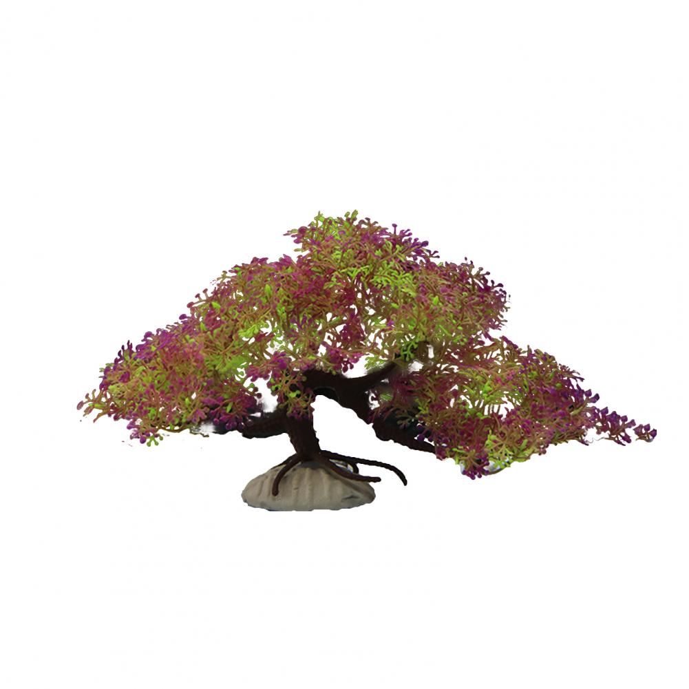 Ornamental Harmless Fish Tank Landscaping Simulation Plant Non-fading Eco-friendly Simulation Pine Tree Home Supply
