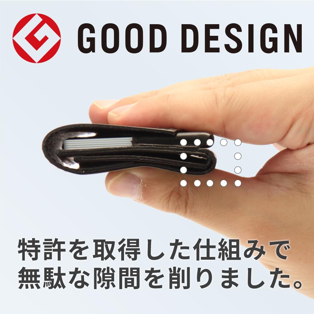 Abrasus Buttero Leather Edition Small Made in Orange Wallet, Men's, Japan,