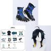 Genshin Impact Kiinichi Cos Costume Cosplay en Polyester Avec Accessoires Pour Fans d'Anime