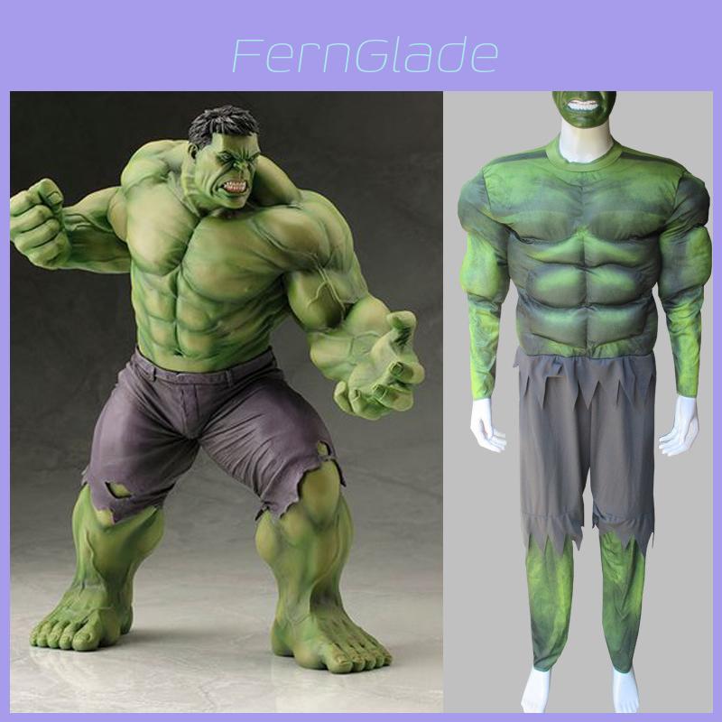Kostým Avengers Hulk svalnatá maska Ideální pro dospělé Cosplay a Fantasy akce