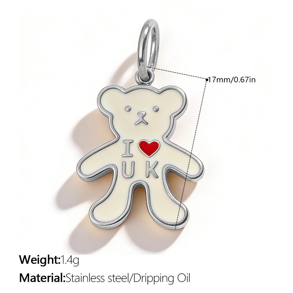 Yori 1Pc Exquisite Waterproof Castle Rocking Horse Shaped Pendant for Women Charms Golden DIY Accessories StainlessSteel Jewelry