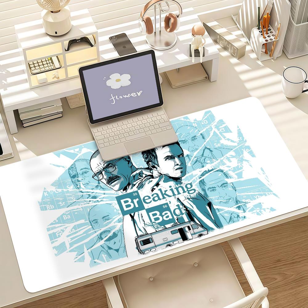 Tv Series Breaking Bbad Self Adhesive Mouse Pad Anti Slip Rubber Edge Locked Thickened Laptop Gaming Desk Mat