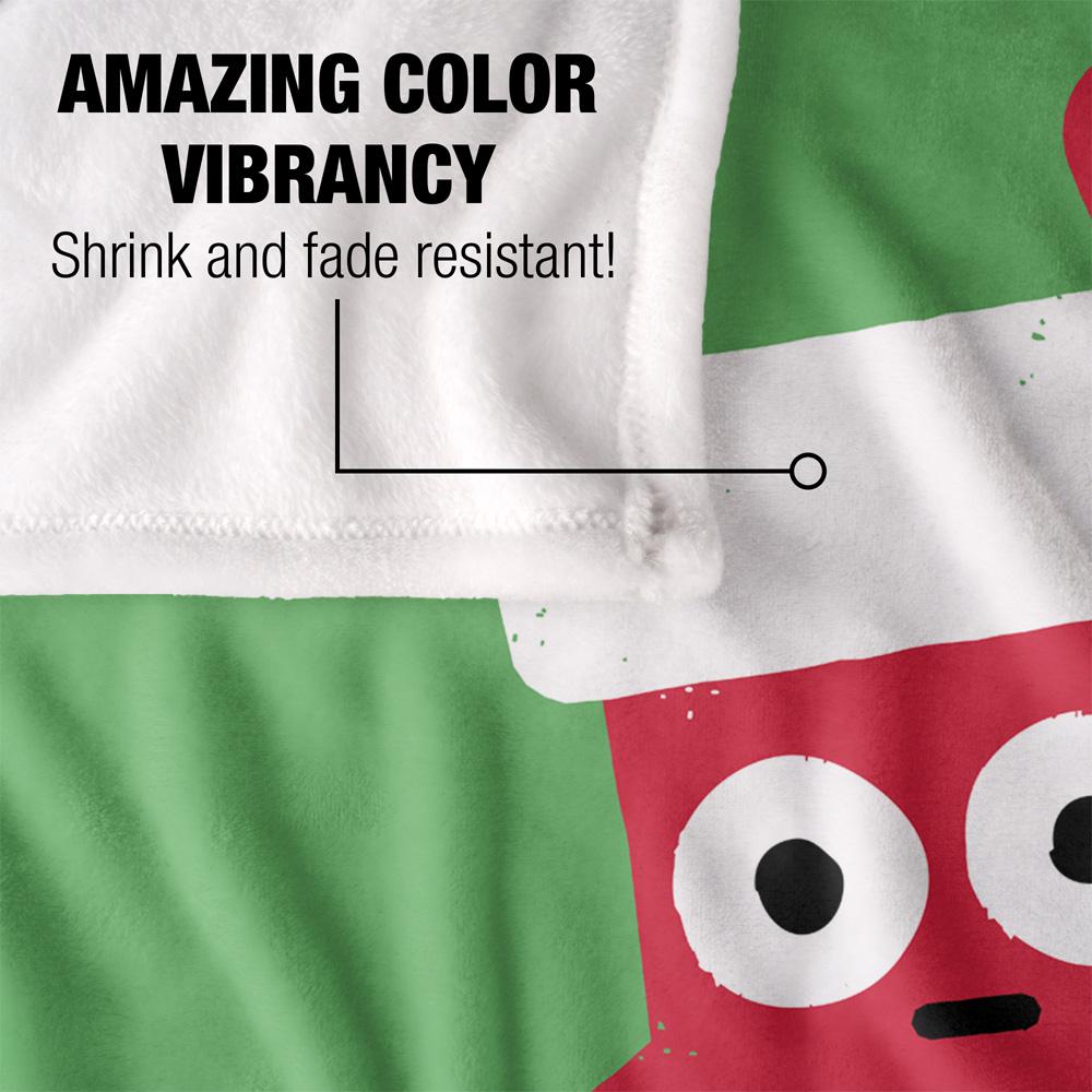 David Olenick Happy Holidays And Stuff Silky Supersoft Blanket