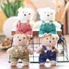 Cute Overalls Bear Bear Plush Pendant Couple Hanging Accessories Cartoon Bear Bag Charm Decor Gift