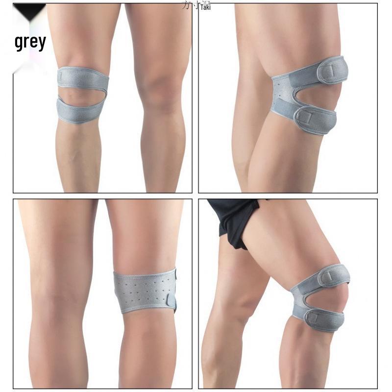 Outdoor Sports Knee Pads with Patella Strap: Ideal for Basketball, Football, Tennis, Hiking, Cycling & Fitness - Protective Compression Leg Sleeves